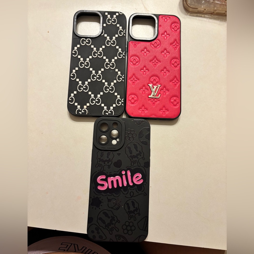 iPhone 12/13/14 pro max 3 bundle phone cases